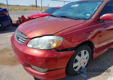 2004 Toyota Corolla S из США, поврежденный, VIN 1NXBR32E84Z194277